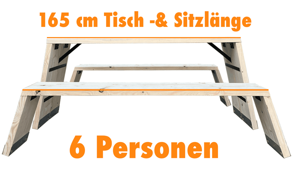 Bierzeltgarnitur für 6 Personen kaufen